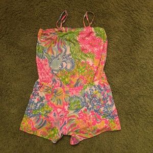 Lilly Pulitzer girls romper xl new without tags